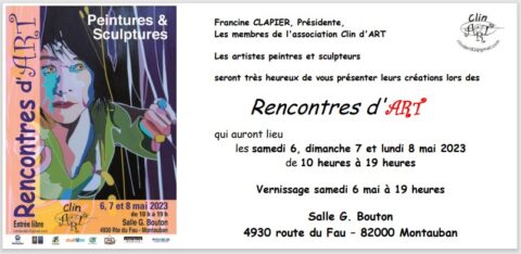 exposition clin Art Rencontre d'art mai 2023