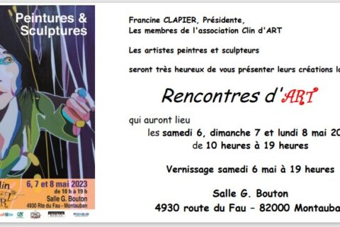 exposition clin Art Rencontre d'art mai 2023