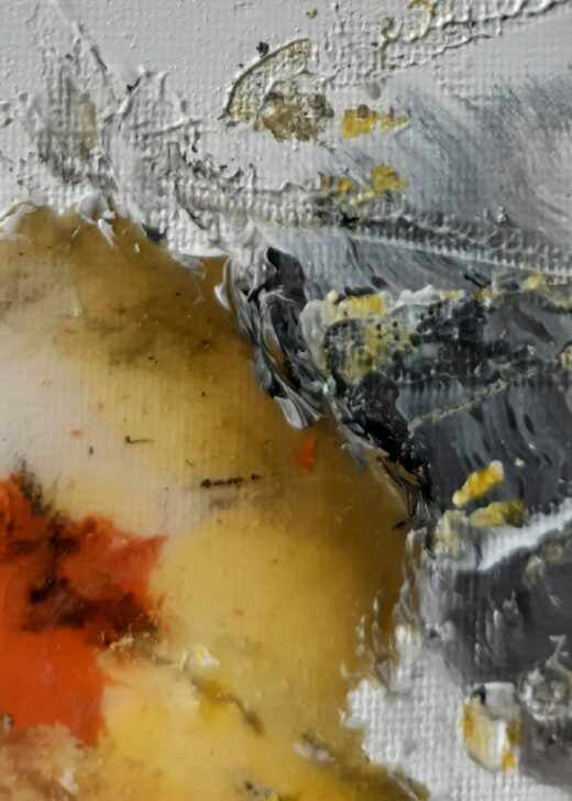 résine couleurs huile jaune tableau oeuvre d'art artiste peintre contemporain